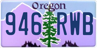 OR license plate 946RWB