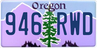 OR license plate 946RWD