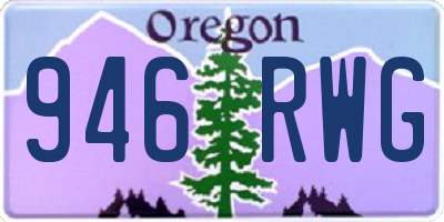 OR license plate 946RWG