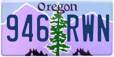 OR license plate 946RWN
