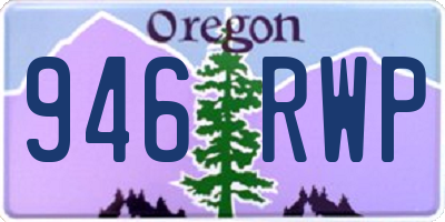 OR license plate 946RWP