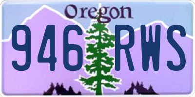 OR license plate 946RWS