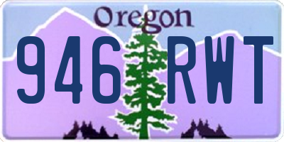 OR license plate 946RWT