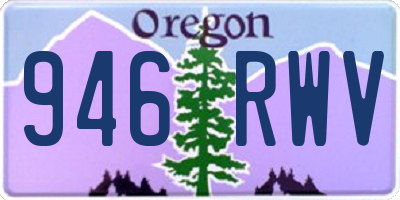 OR license plate 946RWV