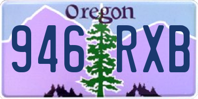 OR license plate 946RXB