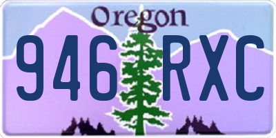 OR license plate 946RXC
