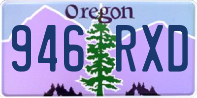 OR license plate 946RXD