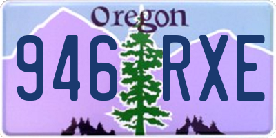 OR license plate 946RXE