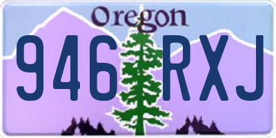 OR license plate 946RXJ