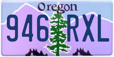 OR license plate 946RXL