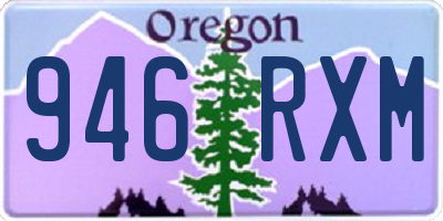 OR license plate 946RXM