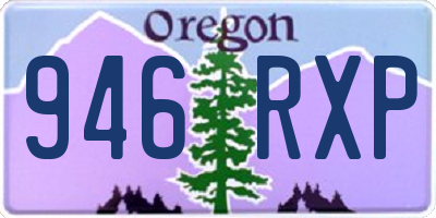 OR license plate 946RXP