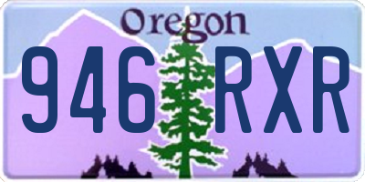 OR license plate 946RXR