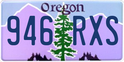 OR license plate 946RXS