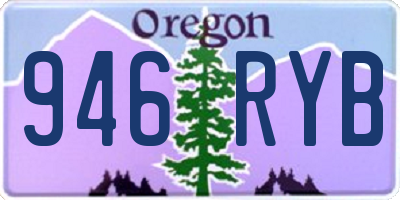 OR license plate 946RYB