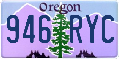 OR license plate 946RYC