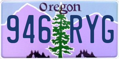OR license plate 946RYG