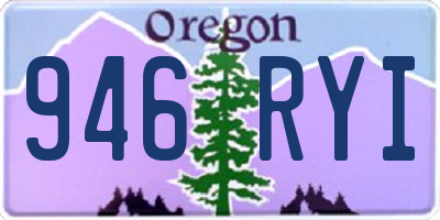 OR license plate 946RYI