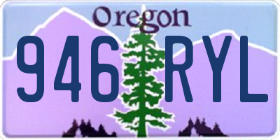 OR license plate 946RYL