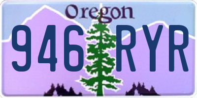 OR license plate 946RYR
