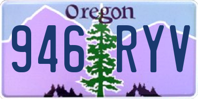 OR license plate 946RYV