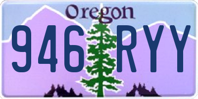 OR license plate 946RYY
