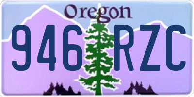 OR license plate 946RZC