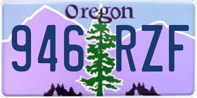 OR license plate 946RZF