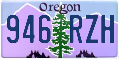 OR license plate 946RZH