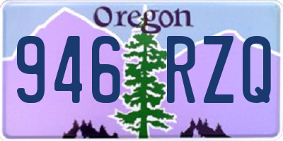 OR license plate 946RZQ