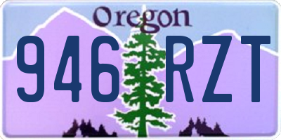 OR license plate 946RZT