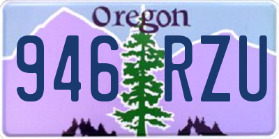 OR license plate 946RZU