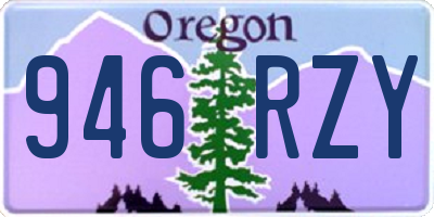 OR license plate 946RZY