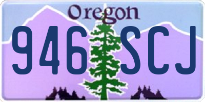 OR license plate 946SCJ