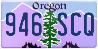 OR license plate 946SCQ