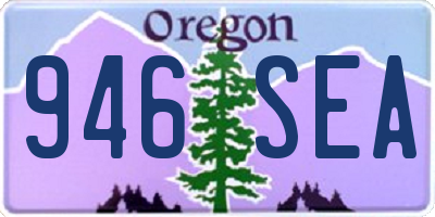 OR license plate 946SEA