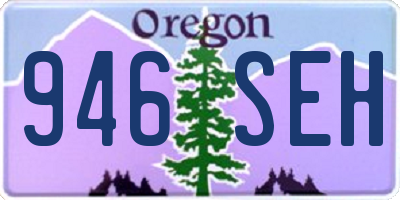 OR license plate 946SEH