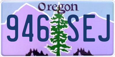 OR license plate 946SEJ