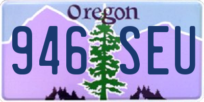 OR license plate 946SEU