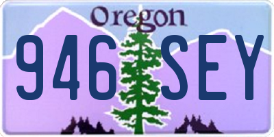 OR license plate 946SEY