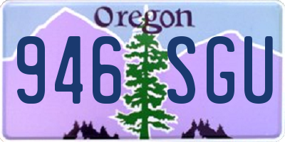 OR license plate 946SGU