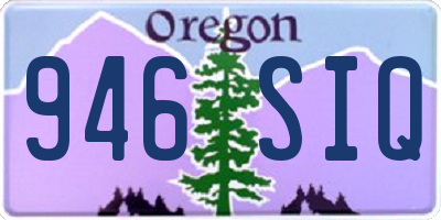 OR license plate 946SIQ