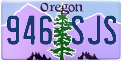 OR license plate 946SJS