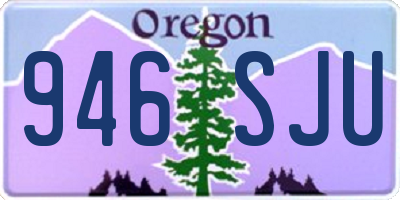 OR license plate 946SJU