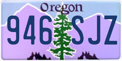 OR license plate 946SJZ
