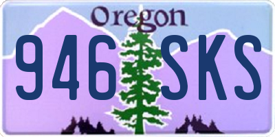 OR license plate 946SKS