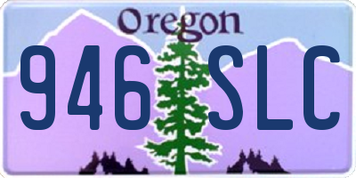 OR license plate 946SLC