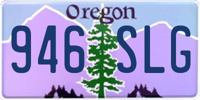 OR license plate 946SLG