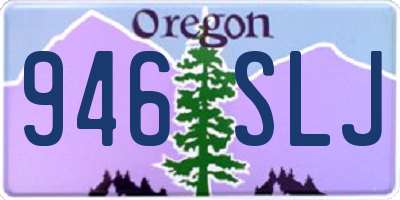 OR license plate 946SLJ