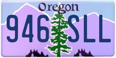 OR license plate 946SLL